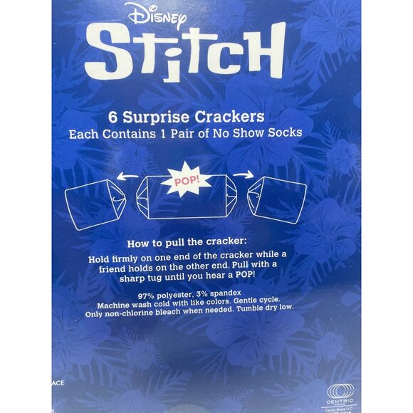 Disney Lilo & Stitch Women’s Socks Christmas Crackers Bundle Size 4-10 New NEW - Picture 3 of 9
